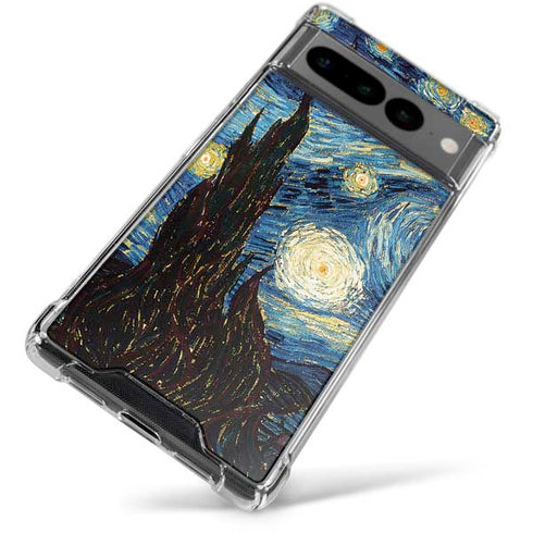 Vincent Van Gogh The Starry Night Google Pixel 7 Pro Clear Case